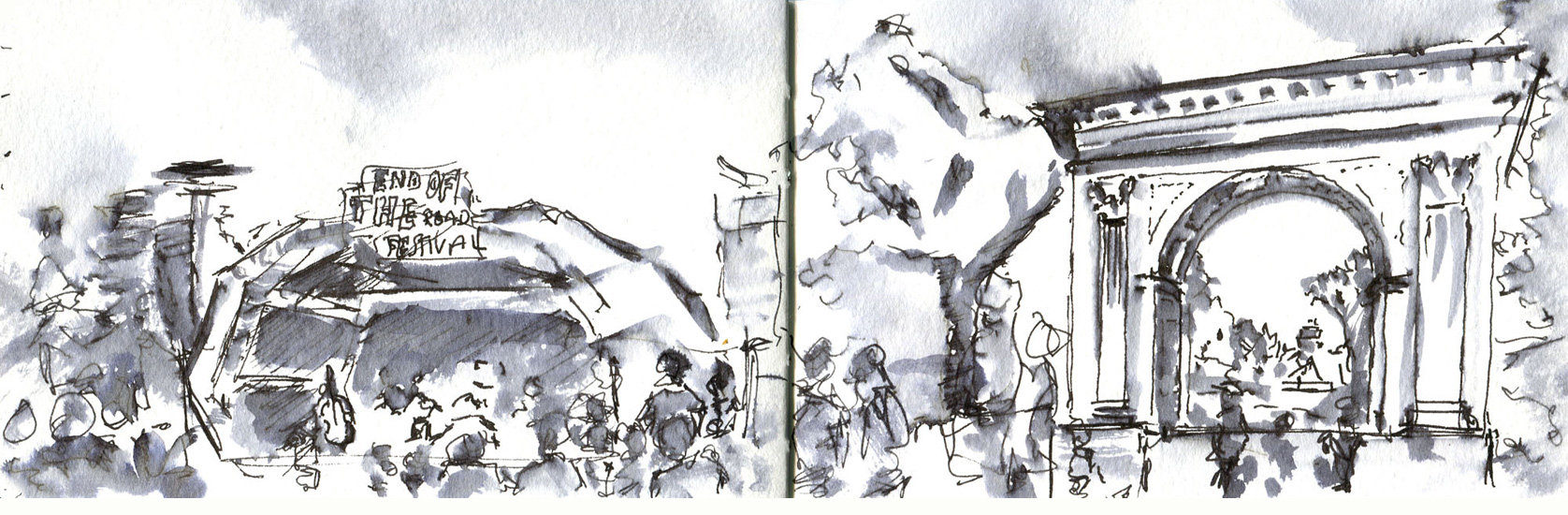 End of the Raod Festival Drawing